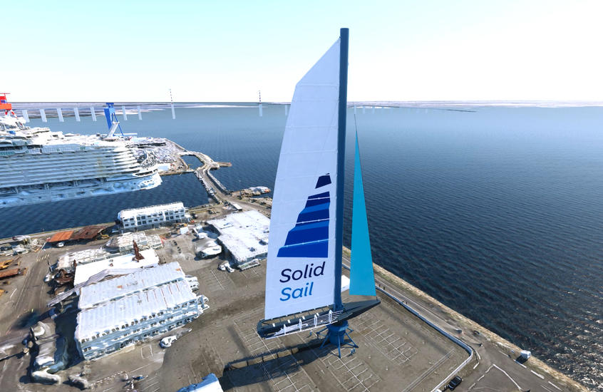 le démonstrateur de voile Solid Sail sera installé courant 2022