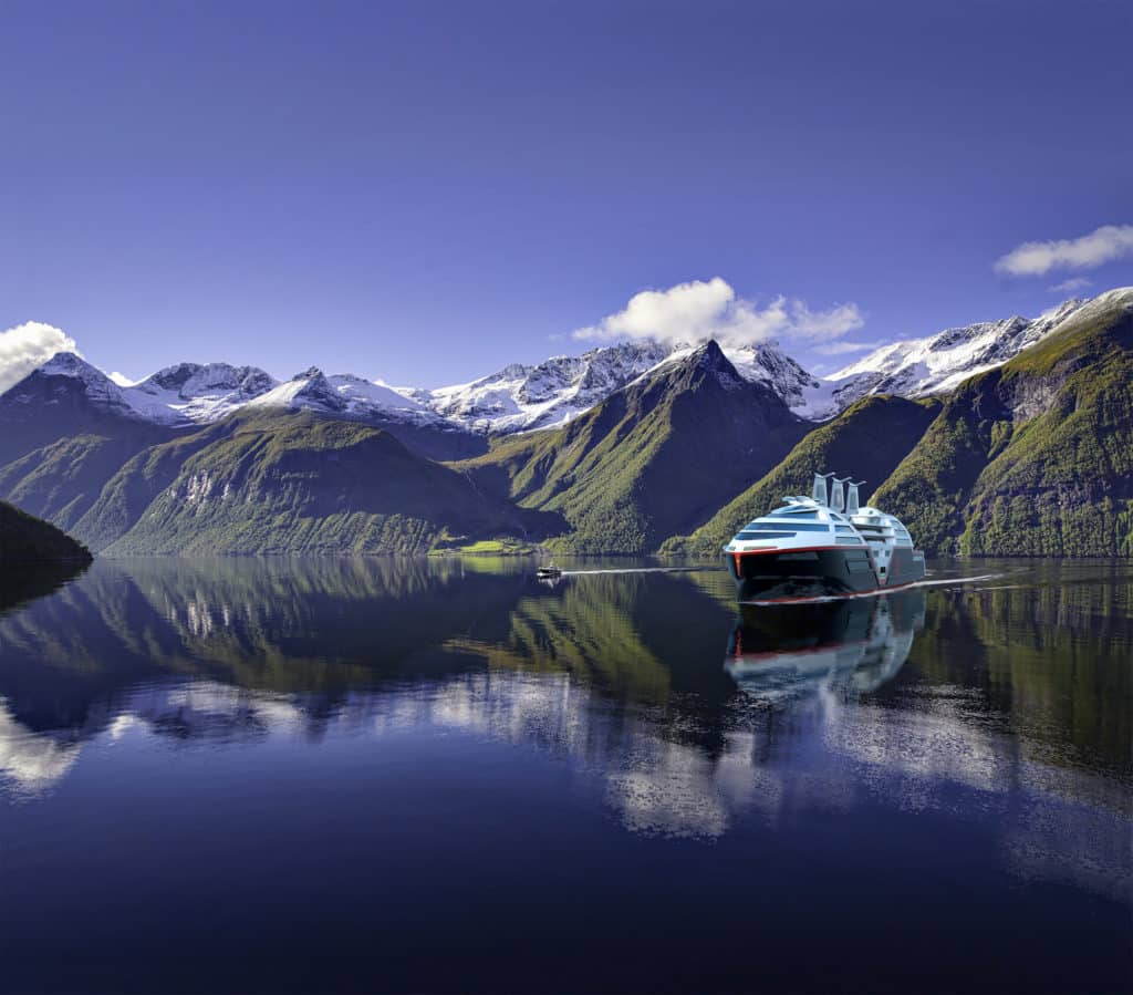 Le Sea Zero en plein coeur de la Norvège (crédit image : Vard Design)